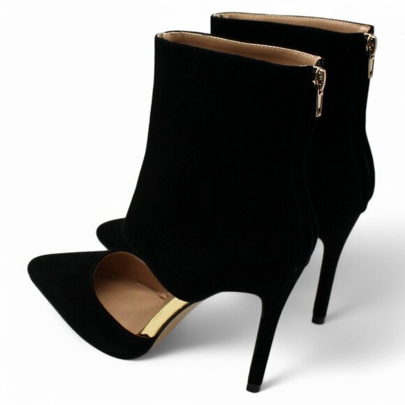 Things II Come Women S Jelyn Luxurious Dressy Shooties - Striking Elegance in Bl - Picture 6 of 8